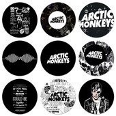 58 mm Arctic Monkeys Multi Icons Pins Bedž Dekoracija Broševi Metalni Bedževi Za Dekoraciju Naprtnjače