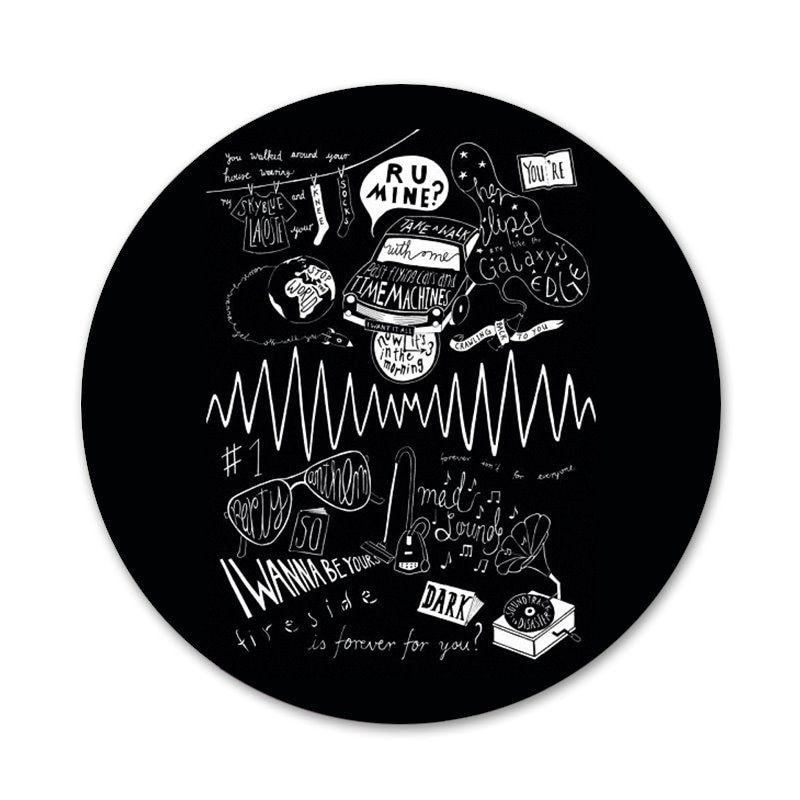 58 mm Arctic Monkeys Multi Icons Pins Bedž Dekoracija Broševi Metalni Bedževi Za Dekoraciju Naprtnjače