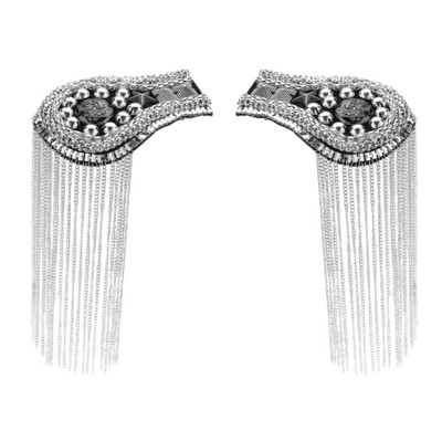 2 tk õlg Epaulette Vintage Epaulettes Epaulet Käsitsi valmistatud tutikett Epaulet õlalauad Märg Pross Ülikonna aksessuaarid