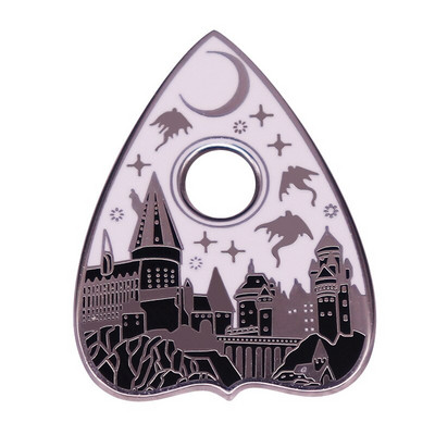 C2152 Magic Castle Ace emailat Ace de rever pentru rucsacuri Cadou de Anul Nou Insigne pe rucsac Brosa pentru haine Accesorii de bijuterii