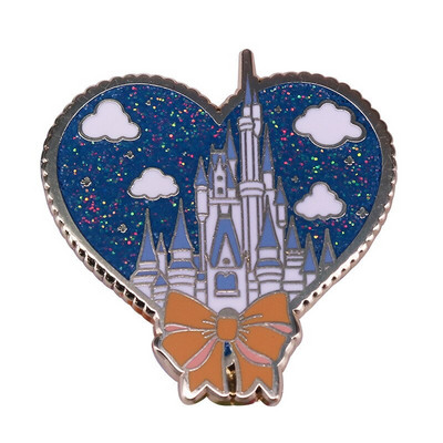 C2152 Magic Castle Ace emailat Ace de rever pentru rucsacuri Cadou de Anul Nou Insigne pe rucsac Brosa pentru haine Accesorii de bijuterii