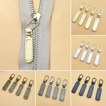 5 τμχ φερμουάρ Sliders Metal Zipper Pullers Zippers Head Repair Kits Zipper Pull Tab Diy Αξεσουάρ ραπτικής