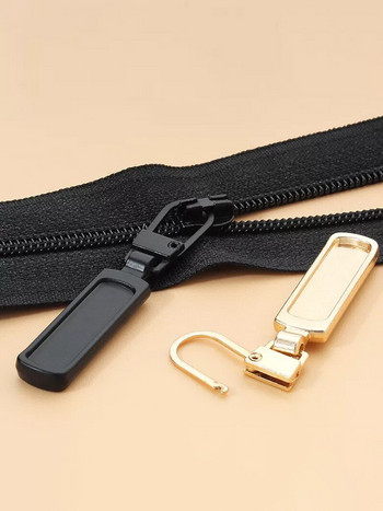 5 τμχ φερμουάρ Sliders Metal Zipper Pullers Zippers Head Repair Kits Zipper Pull Tab Diy Αξεσουάρ ραπτικής