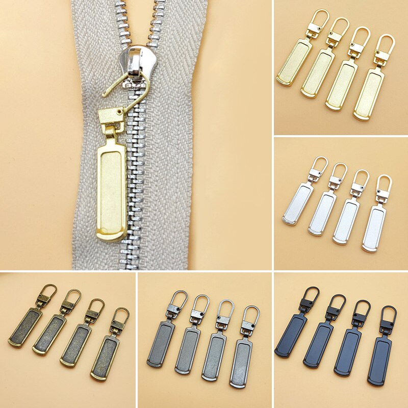 5 vnt. Užtrauktuko slankikliai Metaliniai užtrauktukų traukikliai Užtrauktukai Galvos taisymo rinkiniai Užtrauktuko traukimo skirtukas „Pasidaryk pats“ siuvimo priedai