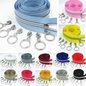 2M 4 buc. Glisor 5 # dinte argintiu colorat din nailon cu fermoar bobina cod decorare bagaje imbracaminte poseta saci bricolaj accesorii de cusut pentru casa