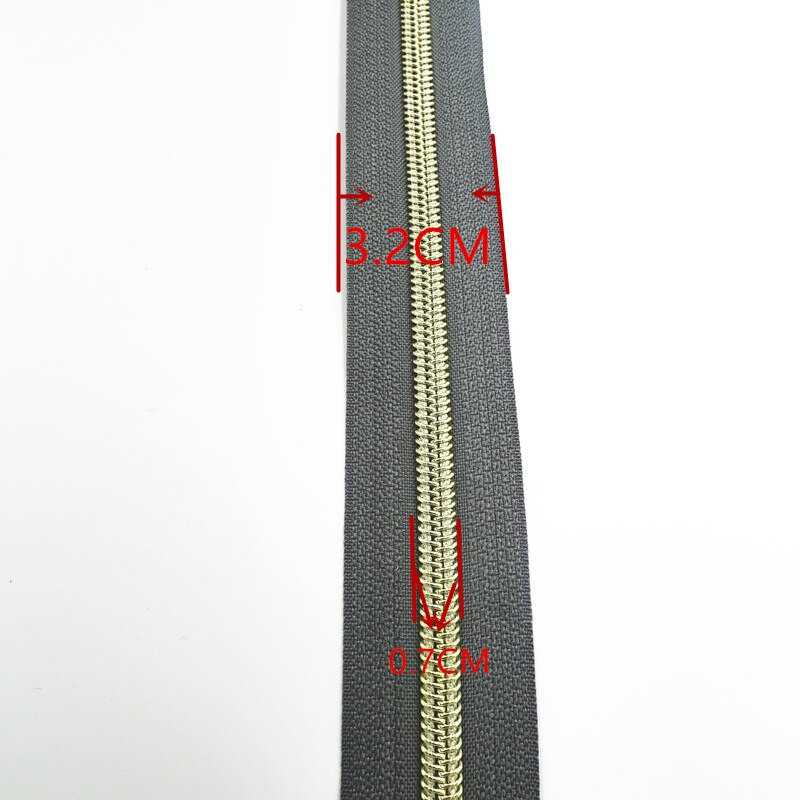 2M 4 buc. Glisor 5 # dinte argintiu colorat din nailon cu fermoar bobina cod decorare bagaje imbracaminte poseta saci bricolaj accesorii de cusut pentru casa