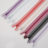 2/5/10 τμχ 60cm Διαφανής ταινία δαντέλας Close-end Νυφικό DIY Μαξιλάρι Κλινοσκεπάσματα Ράψτε Υφάσματα σπιτιού Ρούχα Κλείσιμο Διαφανές φερμουάρ