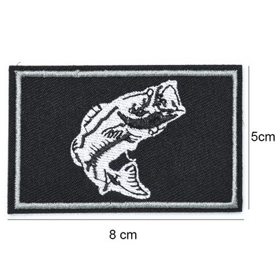 Uus kalasaba tikandiga plaaster ristkülikukujuline kalamärk käepael Orangutan rinnakorvikeel jakk seljakoti konksu aas