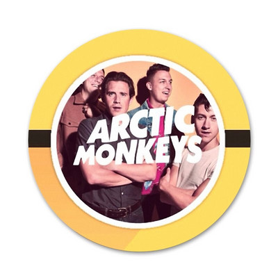 58mm ARCTIC MONKEYS Icoane Ace Insignă Decorare Broșe Insigne metalice pentru haine Rucsac Decorare