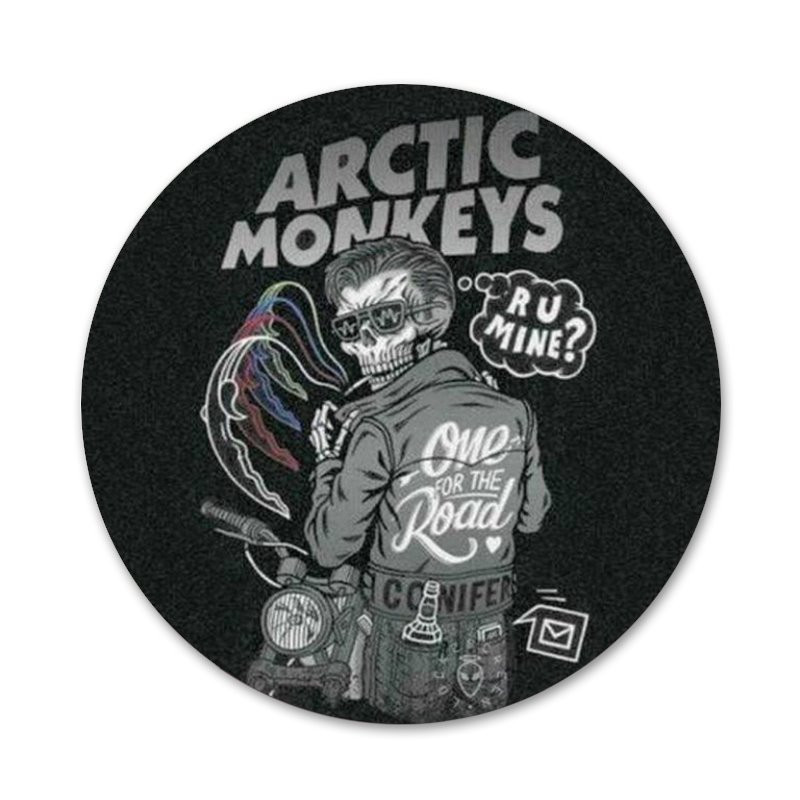 58mm ARCTIC MONKEYS Icoane Ace Insignă Decorare Broșe Insigne metalice pentru haine Rucsac Decorare
