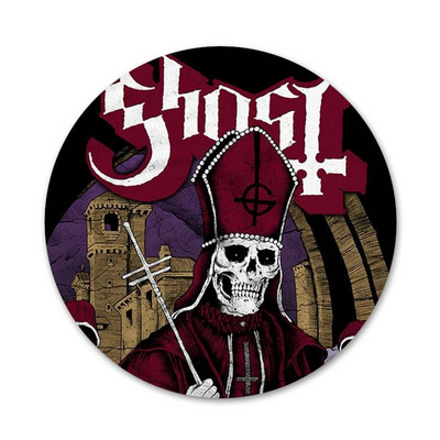 Ghost Band Ikone Igle Dekoracija znački Broševi Metalne značke za odjeću Dekoracija ruksaka 58 mm