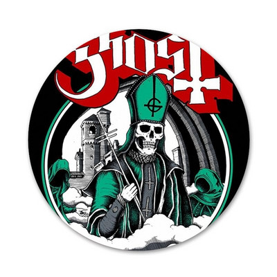 Ghost Band Ikone Igle Dekoracija znački Broševi Metalne značke za odjeću Dekoracija ruksaka 58 mm