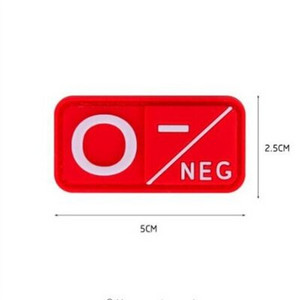 3D PVC plaaster A+ B+ AB+ O+ positiivne POS A- B- AB- O- negatiivne NEG veregrupi plaaster Taktikalised plaastrid sõjaväe märgid