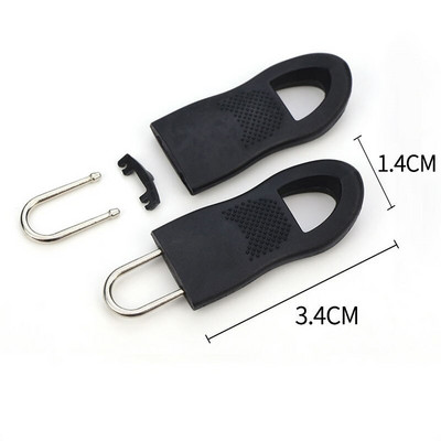 5/10 bucăți de schimb cu fermoar trageți extractor la capăt se potrivește eticheta de frânghie Fixator fermoar pentru îmbrăcăminte Cataramă spartă snur cu fermoar geantă valiza cort rucsac