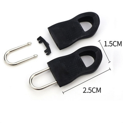 5/10 bucăți de schimb cu fermoar trageți extractor la capăt se potrivește eticheta de frânghie Fixator fermoar pentru îmbrăcăminte Cataramă spartă snur cu fermoar geantă valiza cort rucsac