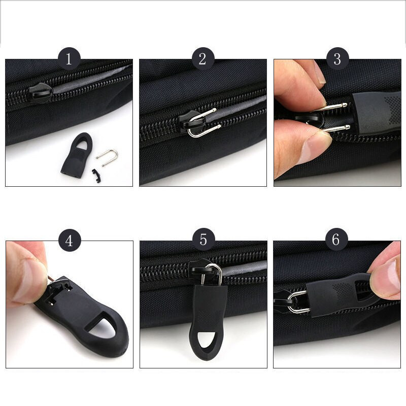 5/10 bucăți de schimb cu fermoar trageți extractor la capăt se potrivește eticheta de frânghie Fixator fermoar pentru îmbrăcăminte Cataramă spartă snur cu fermoar geantă valiza cort rucsac
