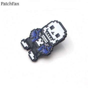 Patchfan Undertale Metal Zinc Enamel pins Модерен медал отличителни знаци пара раница риза дрехи брошки значки за мъже жени A1657
