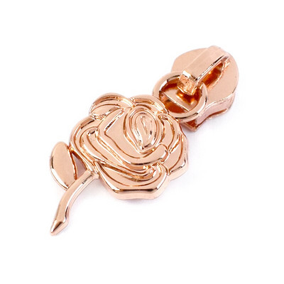 5/10/20 vnt. 5# užtrauktuko ištraukimo slankiklis nailoniniams užtrauktukams RoseGold dekoratyvinis užtrauktuko galvos maišelis Drabužiai Striukė siuvimo užsegimai Priedai