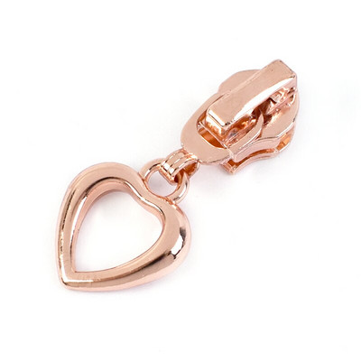 5/10/20 vnt. 5# užtrauktuko ištraukimo slankiklis nailoniniams užtrauktukams RoseGold dekoratyvinis užtrauktuko galvos maišelis Drabužiai Striukė siuvimo užsegimai Priedai