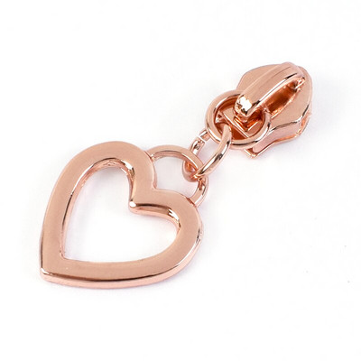 5/10/20 vnt. 5# užtrauktuko ištraukimo slankiklis nailoniniams užtrauktukams RoseGold dekoratyvinis užtrauktuko galvos maišelis Drabužiai Striukė siuvimo užsegimai Priedai