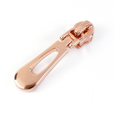 5/10/20 vnt. 5# užtrauktuko ištraukimo slankiklis nailoniniams užtrauktukams RoseGold dekoratyvinis užtrauktuko galvos maišelis Drabužiai Striukė siuvimo užsegimai Priedai