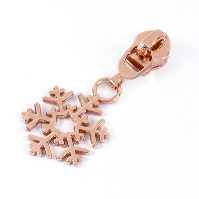 5/10/20 vnt. 5# užtrauktuko ištraukimo slankiklis nailoniniams užtrauktukams RoseGold dekoratyvinis užtrauktuko galvos maišelis Drabužiai Striukė siuvimo užsegimai Priedai