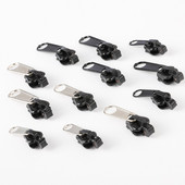 6 ks/sada univerzálna sada na opravu zipsu, náhradné zuby na opravu zipsu, oprava akéhokoľvek zipsu, magický okamžitý posuvný zips na šitie