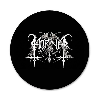 58mm nórska kapela čierne Burzum ikony špendlíky odznak dekorácia brošne kovové odznaky na dekoráciu batohu