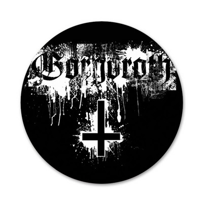 58mm nórska kapela čierne Burzum ikony špendlíky odznak dekorácia brošne kovové odznaky na dekoráciu batohu