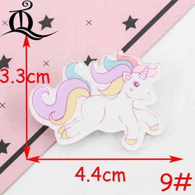 1 bucăți pictograme insigne de desene animate pe pin insigne acrilice insigne pentru îmbrăcăminte broșe Kawaii broșă din PVC, unicorn pe pânză și geantă Z41