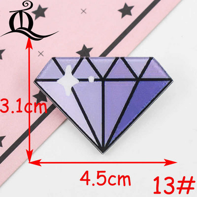 1 bucăți pictograme insigne de desene animate pe pin insigne acrilice insigne pentru îmbrăcăminte broșe Kawaii broșă din PVC, unicorn pe pânză și geantă Z41