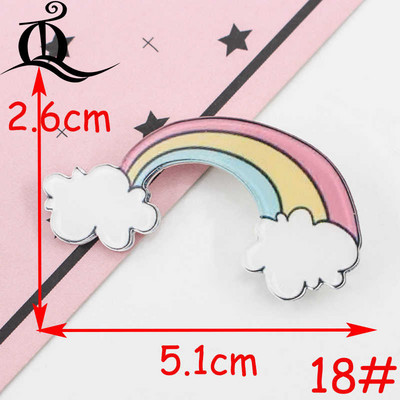 1 bucăți pictograme insigne de desene animate pe pin insigne acrilice insigne pentru îmbrăcăminte broșe Kawaii broșă din PVC, unicorn pe pânză și geantă Z41