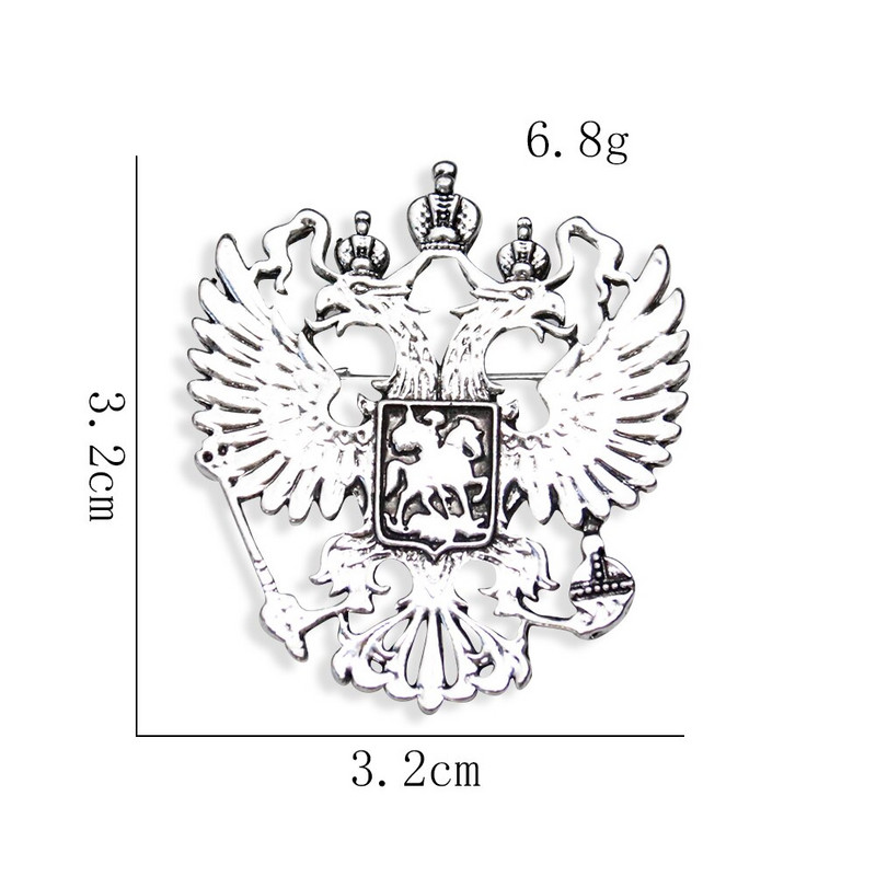 Vintage Eagle pross sulam Venemaa Embleem Revääri nööpnõelad Ülikond Märk Korsage Ehted Prossid naistele Meestele Rõivad Aksessuaarid Kingitused