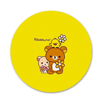 58 mm cukríkové farby Rilakkuma Ikony Špendlíky Odznak Dekorácia Brošne Kovové odznaky na dekoráciu batohu