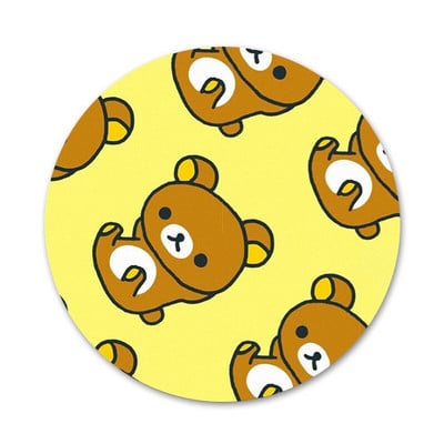 58 mm cukríkové farby Rilakkuma Ikony Špendlíky Odznak Dekorácia Brošne Kovové odznaky na dekoráciu batohu