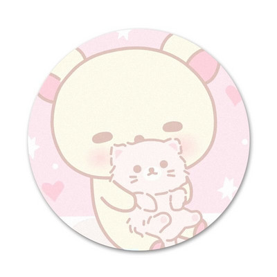 58 mm cukríkové farby Rilakkuma Ikony Špendlíky Odznak Dekorácia Brošne Kovové odznaky na dekoráciu batohu