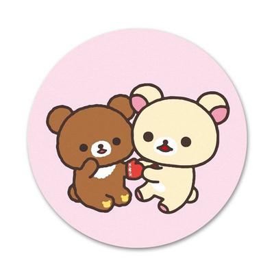 58 mm cukríkové farby Rilakkuma Ikony Špendlíky Odznak Dekorácia Brošne Kovové odznaky na dekoráciu batohu