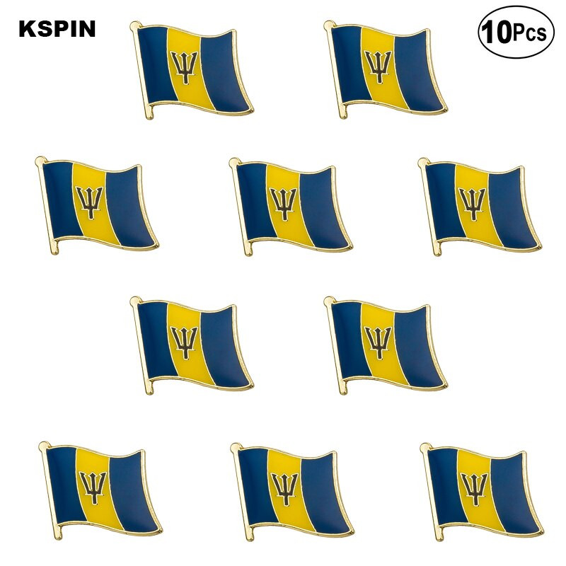 10 ks veľa brazílskej vlajky klopový odznak brošňa odznaky odznaky