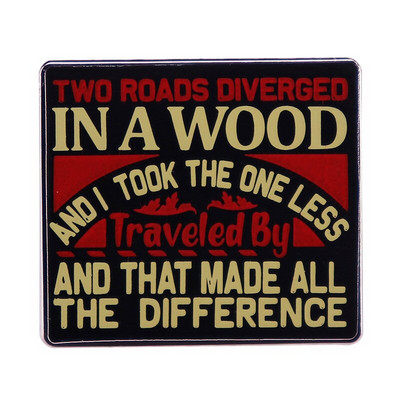 C2977 Citate clasice interesante Broșă de desene animate Insignă cu rever din metal email Jachetă din blugi Pin pentru rucsac Prieteni Fani Cadouri