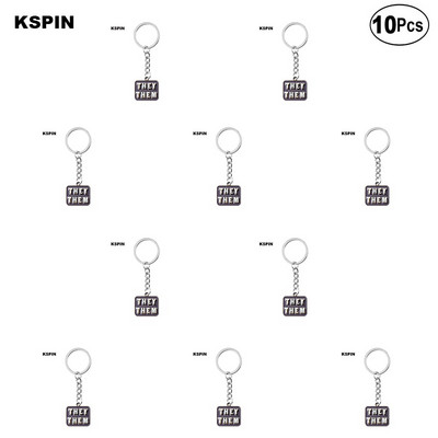 10kom puno Oni Oni Ona Ona Ona On On TO JE ONA ONI ON ONI IEL Metalna značka Značka za rever Značka zastava Broš Igle Značke