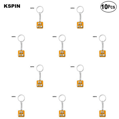 10kom puno Oni Oni Ona Ona Ona On On TO JE ONA ONI ON ONI IEL Metalna značka Značka za rever Značka zastava Broš Igle Značke