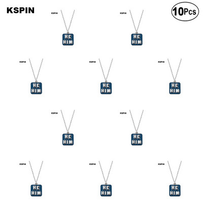 10kom puno Oni Oni Ona Ona Ona On On TO JE ONA ONI ON ONI IEL Metalna značka Značka za rever Značka zastava Broš Igle Značke