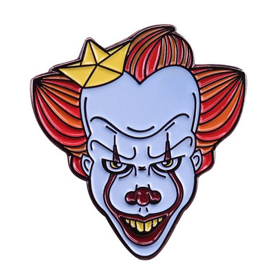 C3566 Halloween smaltované odznaky hororové filmové postavy brošne oblečenie batoh klopa odznaky módne šperky doplnky darčeky