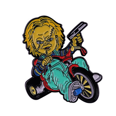 C3566 Halloween smaltované odznaky hororové filmové postavy brošne oblečenie batoh klopa odznaky módne šperky doplnky darčeky