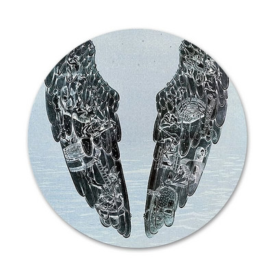 58mm Ghost Stories Coldplay vzorovaný odznak brošňa špendlíky doplnky na oblečenie batoh dekorácia darček
