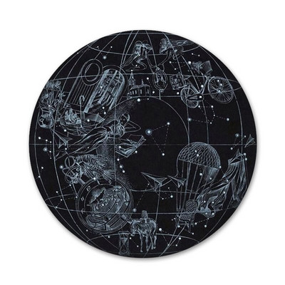 58mm Ghost Stories Coldplay vzorovaný odznak brošňa špendlíky doplnky na oblečenie batoh dekorácia darček