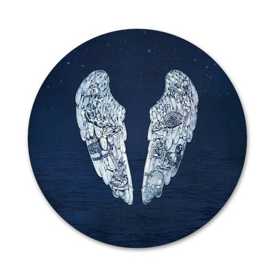 58mm Ghost Stories Coldplay vzorovaný odznak brošňa špendlíky doplnky na oblečenie batoh dekorácia darček