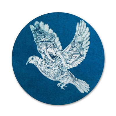 58mm Ghost Stories Coldplay vzorovaný odznak brošňa špendlíky doplnky na oblečenie batoh dekorácia darček