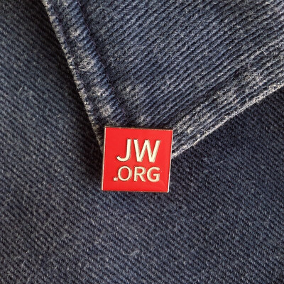 JW. ORG sagės smeigtukai Gamintojo minkštas emalis su epoksidine 15 mm metaliniais ženkleliais vyrams kostiumas JW ženklelis kuprinės striukės priedas