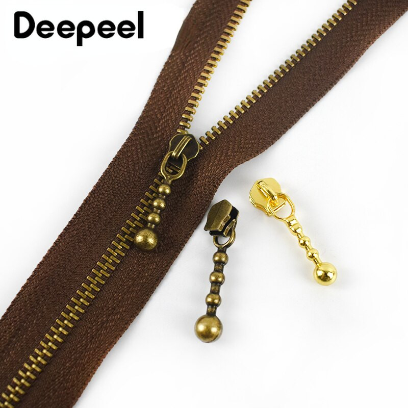 10/20 buc. 3 # glisoare de tragere a fermoarului pentru fermoar metalic, bronz auriu, cap cu fermoar, decorativă, bricolaj, pungă, haine, materiale de cusut, accesorii